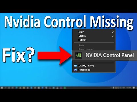 How To Fix NVIDIA Control Panel is Not Showing or Found in Windows 10