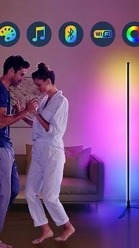Tuya APP Bluetooth WiFi Music Sync RGB LED Floor Lamp
