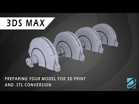 3DS Max Tutorial - Preparing Models for 3D Print and .STL Export