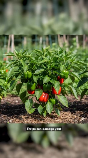 Thrips can destroy an entire capsicum crop long before you notice the insect itself. That’s why early identification is the most powerful protection a farmer has. Here are the first warning signs you must never ignore: 1. Silvery or bronze patches on young leaves Thrips scrape the surface and suck sap, leaving behind a shiny, damaged layer. This is usually the very first indicator. 2. Upward curling of leaves If your capsicum leaves start curling upwards and fail to open properly, thrips are alr