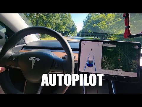 Tesla Model 3 Model Y Autopilot How To TUTORIAL Auto Steer Auto Drive Cruise Control