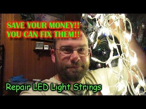 LED Christmas Light String Repair!!