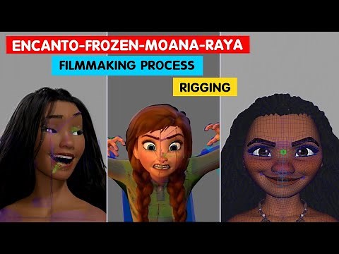 Disney's Filmmaking Process: Rigging in Encanto, Frozen, Moana, Raya |@3DAnimationInternships
