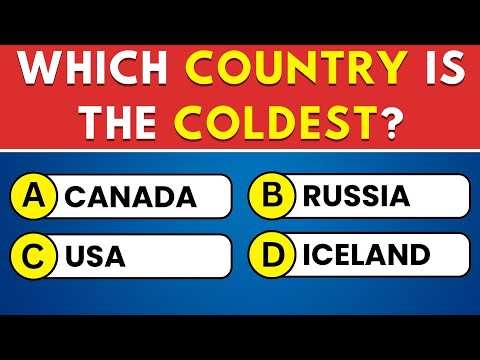 Can You Pass This Geography Quiz? 🌎 40 Geography Quiz Questions With Answers! 🧠