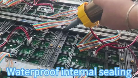 P10 Programmable LED Sign Outdoor, RGB Full Color Scrolling LED Sign with 4000CD/㎡ High Brightness, WIFI Control Open Welcome Led Digital Display for Business Advertising, Store, 40”x 8”