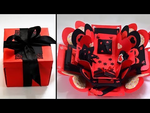 Explosion Box Full Tutorial / How To Make Explosion Box / DIY Explosion Box - Explosion Gift Box