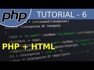 PHP and HTML together - #6 PHP Tutorial For Beginners With Examples