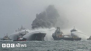 North Sea collision: Ship carrying chemical hits jet fuel tanker