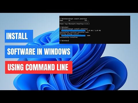 How to Install Software Using the Windows Command Line