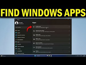 How To Find Your Programs and Apps on Windows 11 - Quick Fix