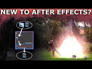 After Effects Basic Beginners Tutorial 1/8 - How To Create Cool VFX