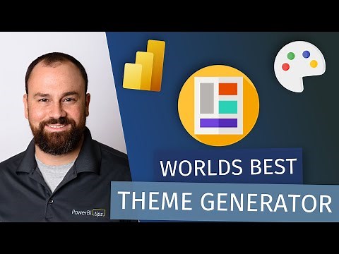 The Worlds Best Theme Generator for Power BI! - with Mike Carlo