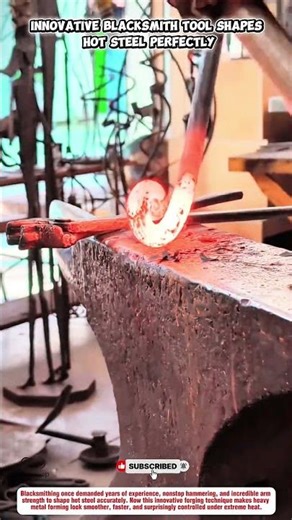 Innovative Blacksmith Tool Shapes Hot Steel Perfectly