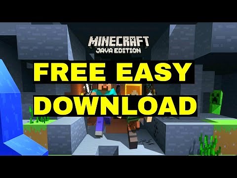 Download & Install MINECRAFT Java Edition FREE in Windows 10!
