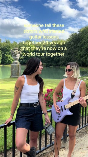Sisters Who Started Guitar Lessons Together Now on World Tour