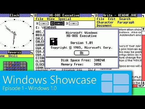 Windows Showcase - Windows 1.0
