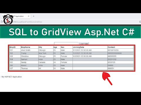 How to Show Data in GridView in Asp.Net using C# #aspnet