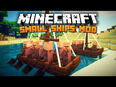 These Minecraft Ships Are Amazing!! | Small Ships Mod | 1.16.5