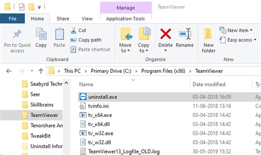 Uninstall Programs not listed in Control Panel in Windows 11