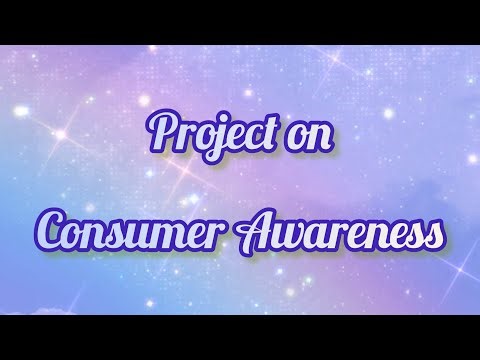 Project on Consumer Awareness #class10 #artintegratedproject