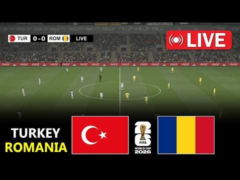 Turcia vs România | Calificări la Campionatul Mondial European 2026 | PES 21 Simulation