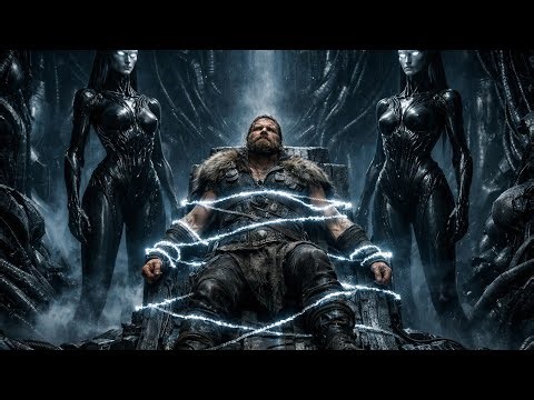 Alien women captured the Vikings to continue their species.