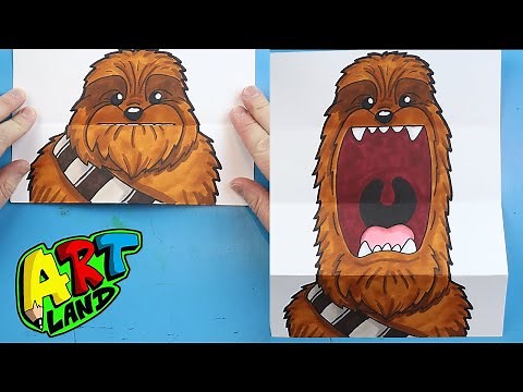 How to Draw a CHEWBACCA SURPRISE FOLD
