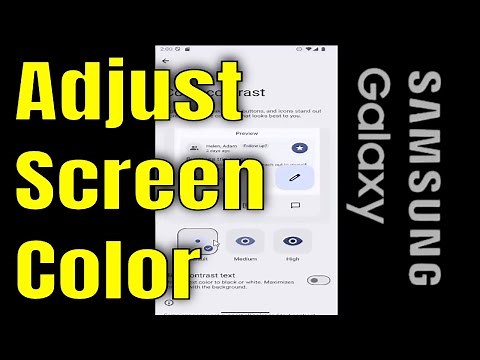 Samsung Galaxy - How to Adjust Screen Color [Guide]