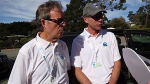 Watch as Squawk Box quizzes Pebble Beach spectators on their business IQ! | Squawk Box