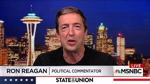 "I don't remember a time watching a State of the Union address being delivered by a President actively betraying the country." --Ron Reagan on Trump. WATCH MORE: https://nbcnews.trib.al/imtUJhQ | The ReidOut with Joy Reid