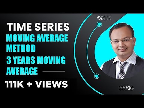 #4 | Time series | part 4 | moving average method 3 years moving average |