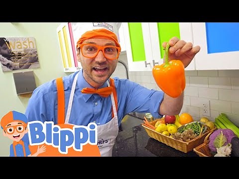 Cooking Healthy Treats With Blippi | Healthy Food Videos For Kids | Blippi Videos