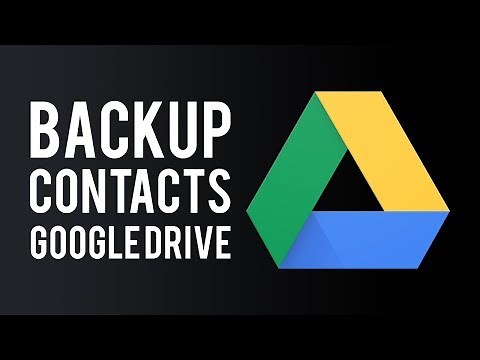How To Backup Contacts To Google Account | Backup Contacts To Gmail