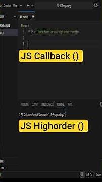 JavaScript Callback Function and Highorder Function explained with example.