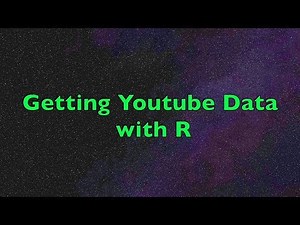 Getting YouTube Data with R | User Network and Sentiment Analysis from Comments