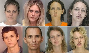 The horror of Meth: Before-and-after pictures reveal shocking transformation in faces of users hooked on deadly drug