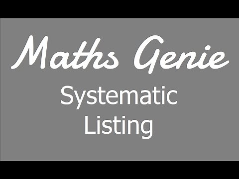 Systematic Listing
