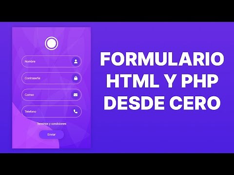 como HACER un FORMULARIO con HTML y PHP (DESDE CERO) 😱