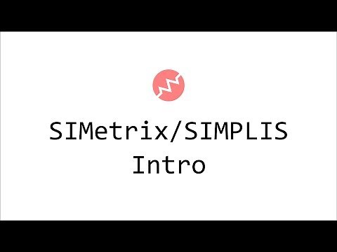 SIMetrix/SIMPLIS - Intro