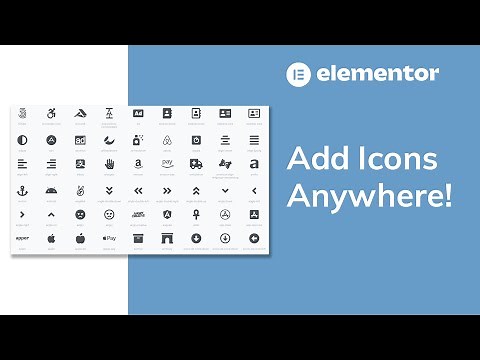 Add Icons Anywhere In Elementor