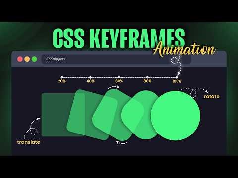 Master CSS Keyframes Animation in 9 Minutes [Full Tutorial] 🚀