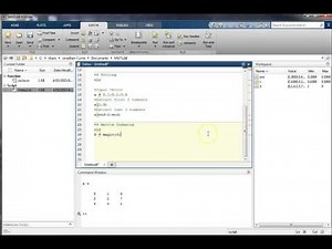MATLAB Introduction: Array Indexing