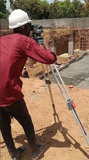 Machine Foundation PCC Leveling with Dumpy Level | Step by Step