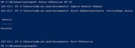 How to Run Start-ADSyncSyncCycle - Easy365Manager