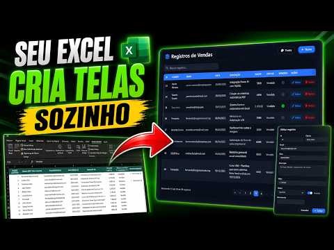 Seu Excel Agora Cria Formulários Automaticamente