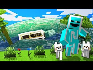 Minecraft House DESTROYED by MEGA TSUNAMI! (Realistic Gameplay)