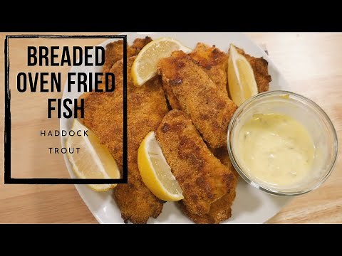 Crispy Breaded Oven Fried Fish