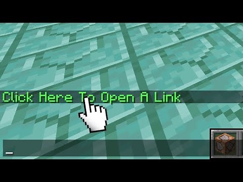 How to make clickable links in Minecraft 1.21