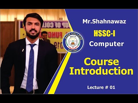 Introduction to First Year Computer Science Course - Lecture 1