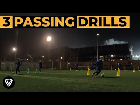 Passing Drills For Young Football Players | Passing - First Touch - One Touch | U9 - U10 - U11 - U12